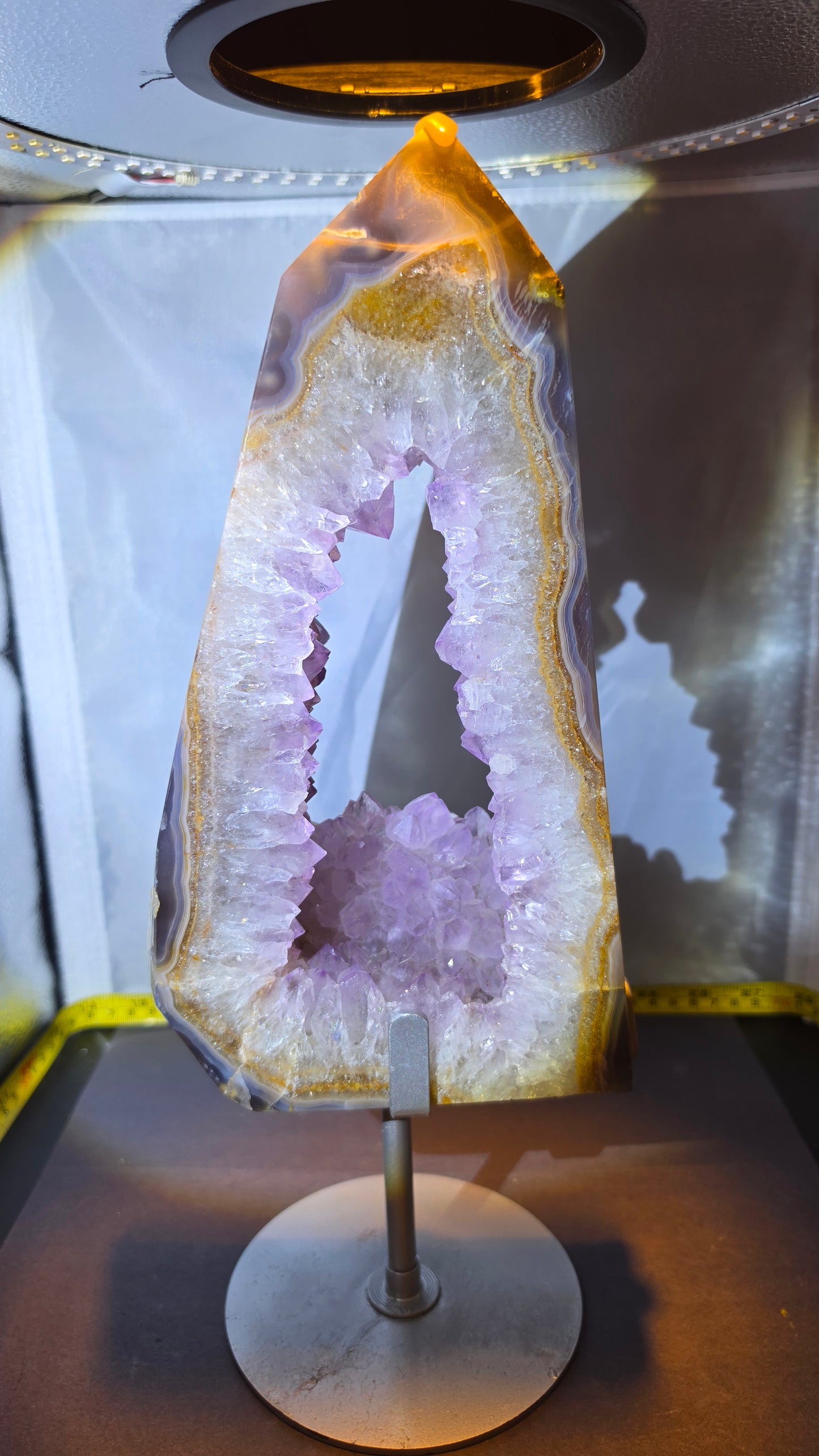 Amethyst portal with stand