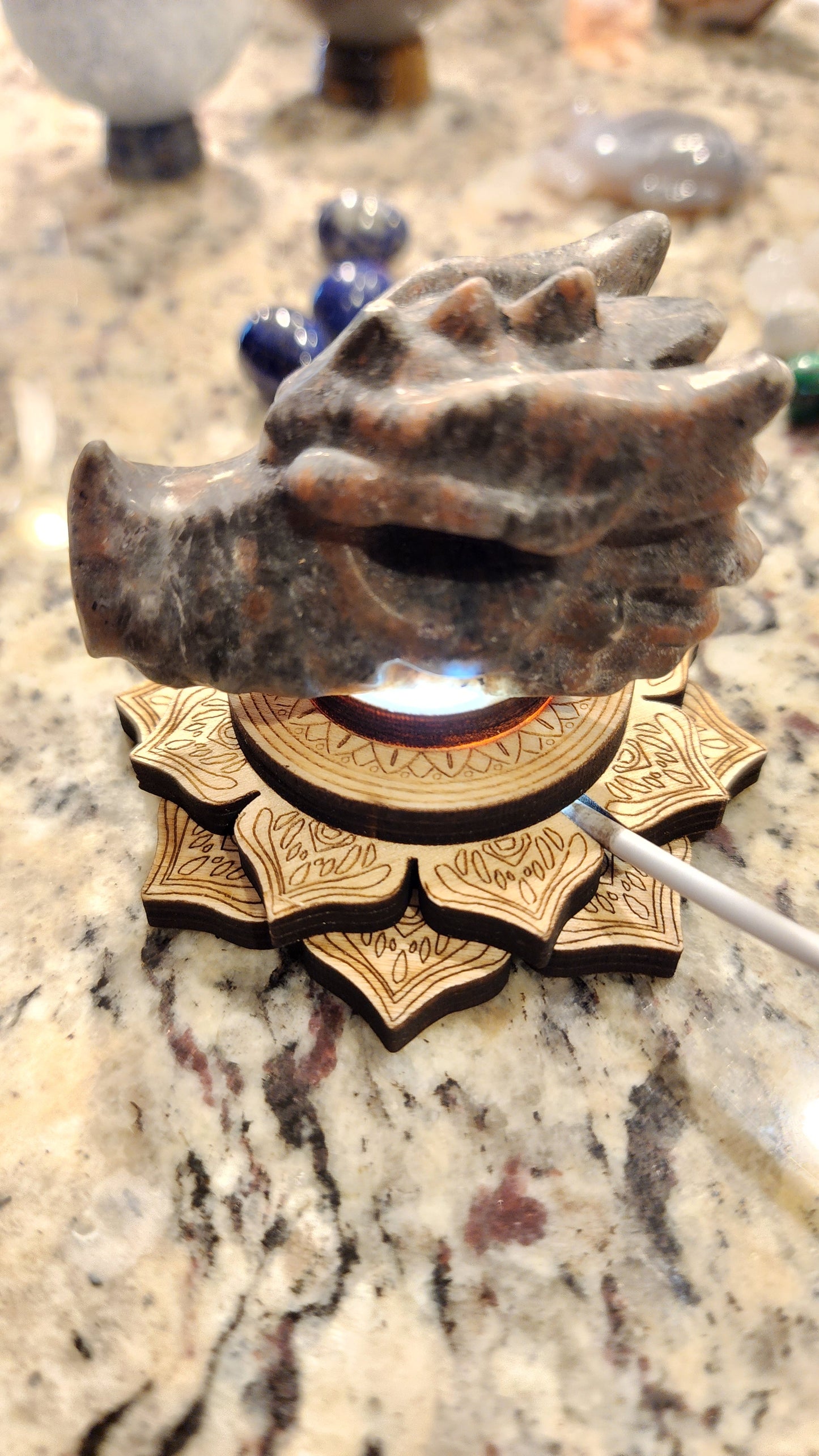 Yooperlite Dragon Head (small)