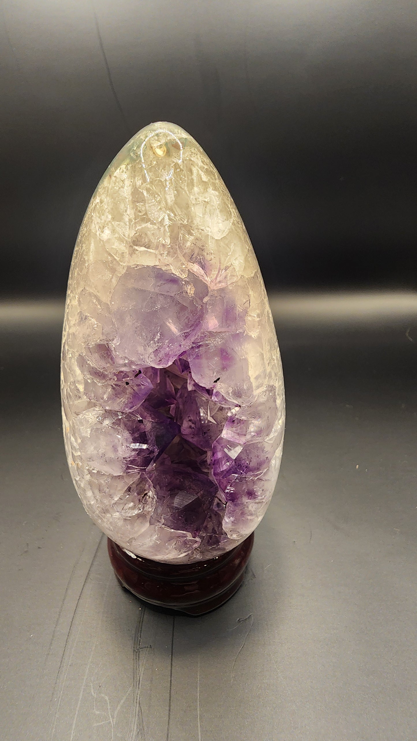 Medium Amethyst Druzy Egg