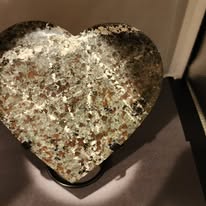 Yooperlite Heart (“Hidden Fire”)