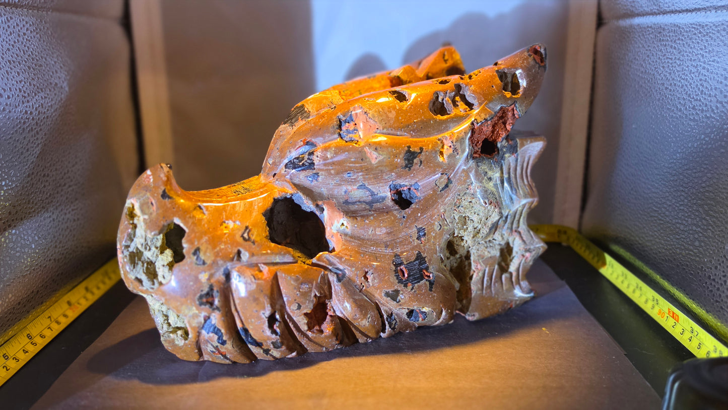 Dragon Skull Carvings